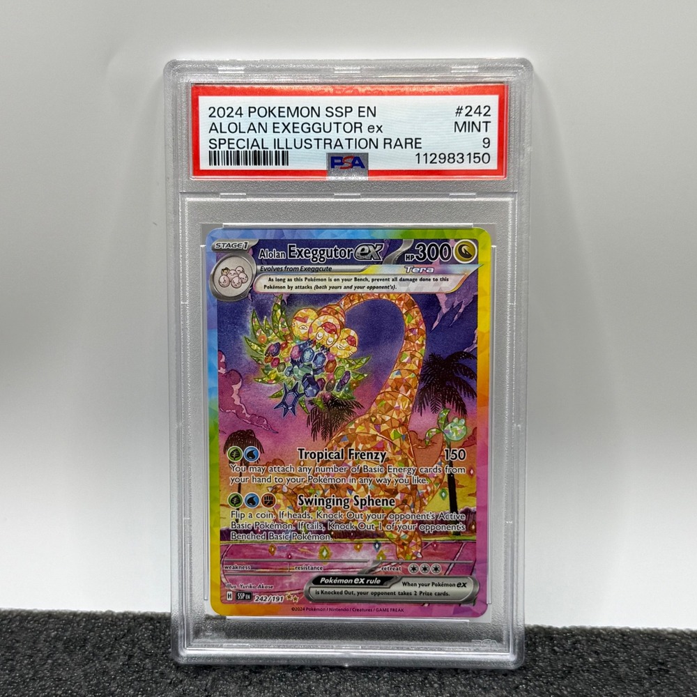 Pokemon Alolan Exeggutor ex 242/191 Surging Sparks PSA 9 Special Illustration